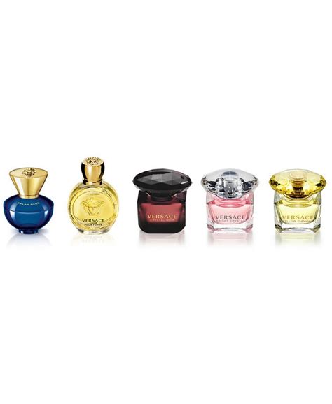 versace perfume miniature collection|Versace 5 piece mini set.